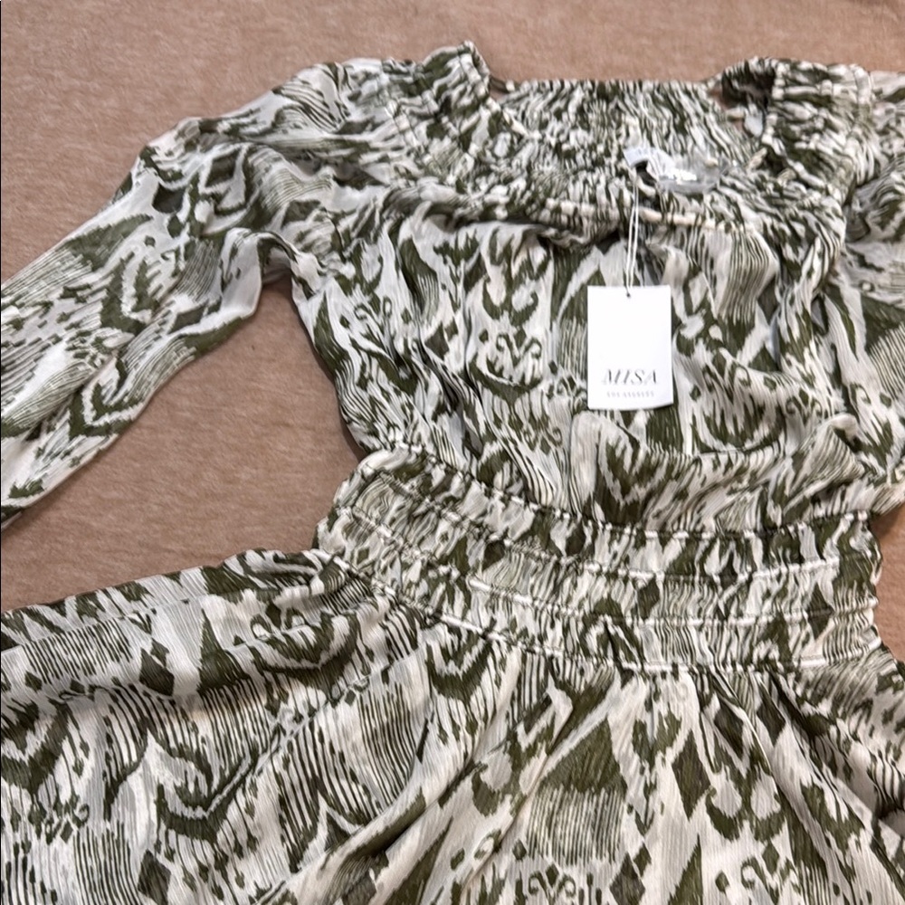 Misa Los Angeles Patterned Dress